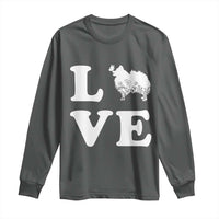 Love Pomeranian Long Sleeve Shirt Cute Pom Dog Lover Gift
