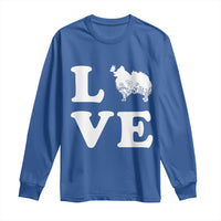 Love Pomeranian Long Sleeve Shirt Cute Pom Dog Lover Gift