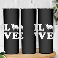 Love Pomeranian Skinny Tumbler Cute Pom Dog Lover Gift