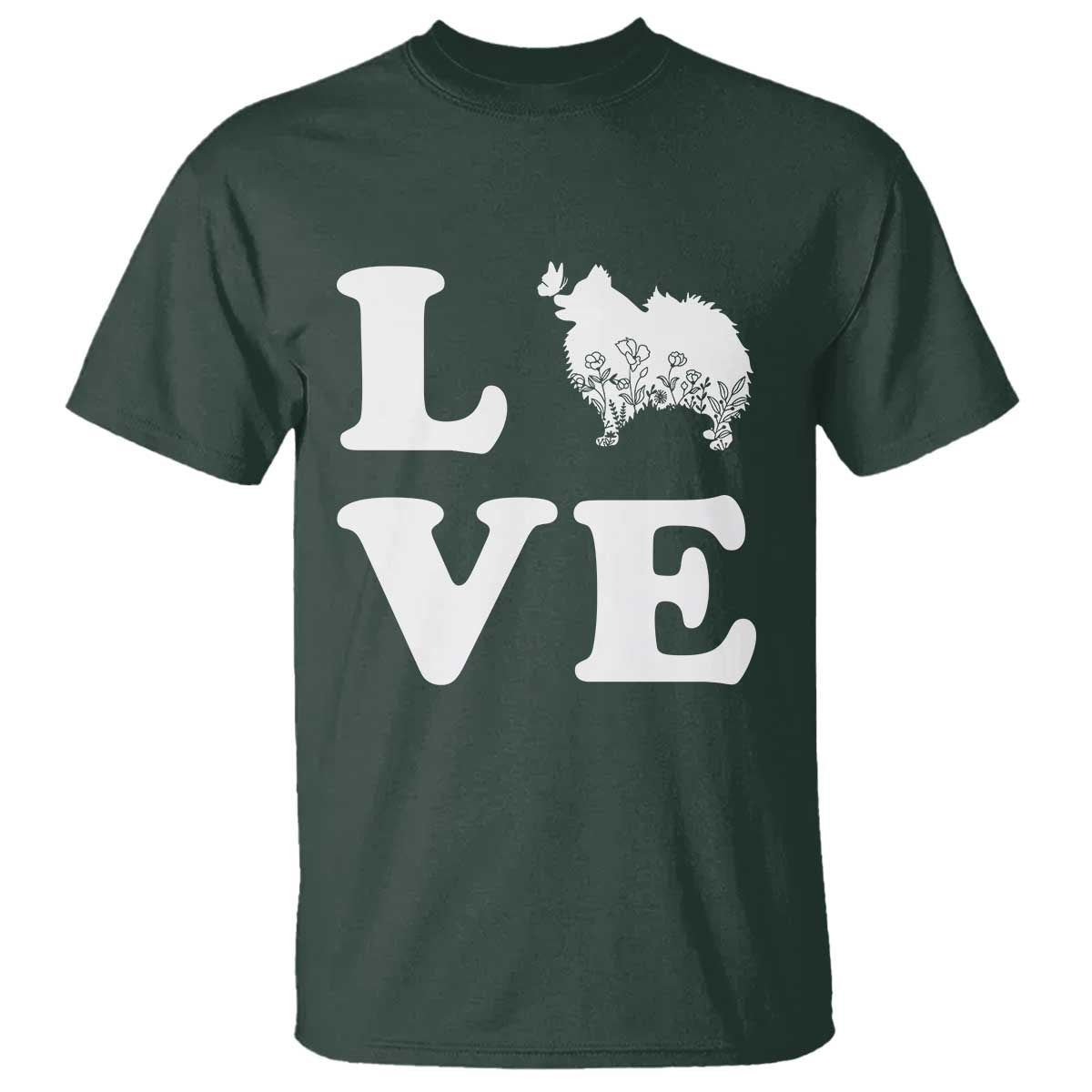 Love Pomeranian T Shirt Cute Pom Dog Lover Gift
