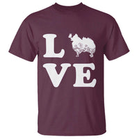 Love Pomeranian T Shirt Cute Pom Dog Lover Gift