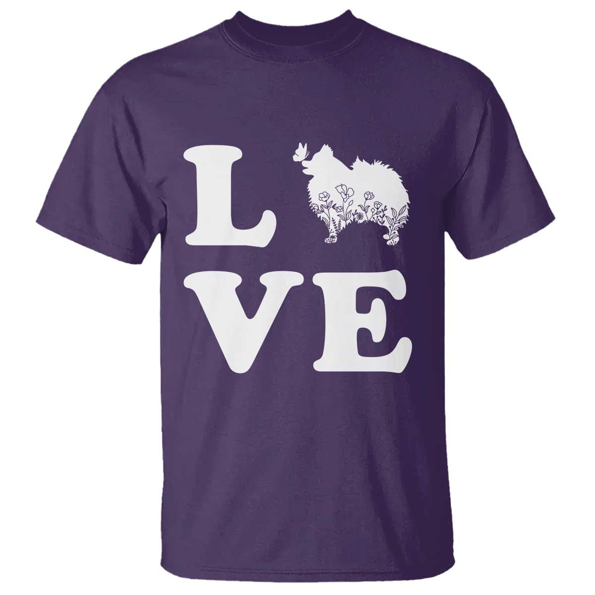 Love Pomeranian T Shirt Cute Pom Dog Lover Gift