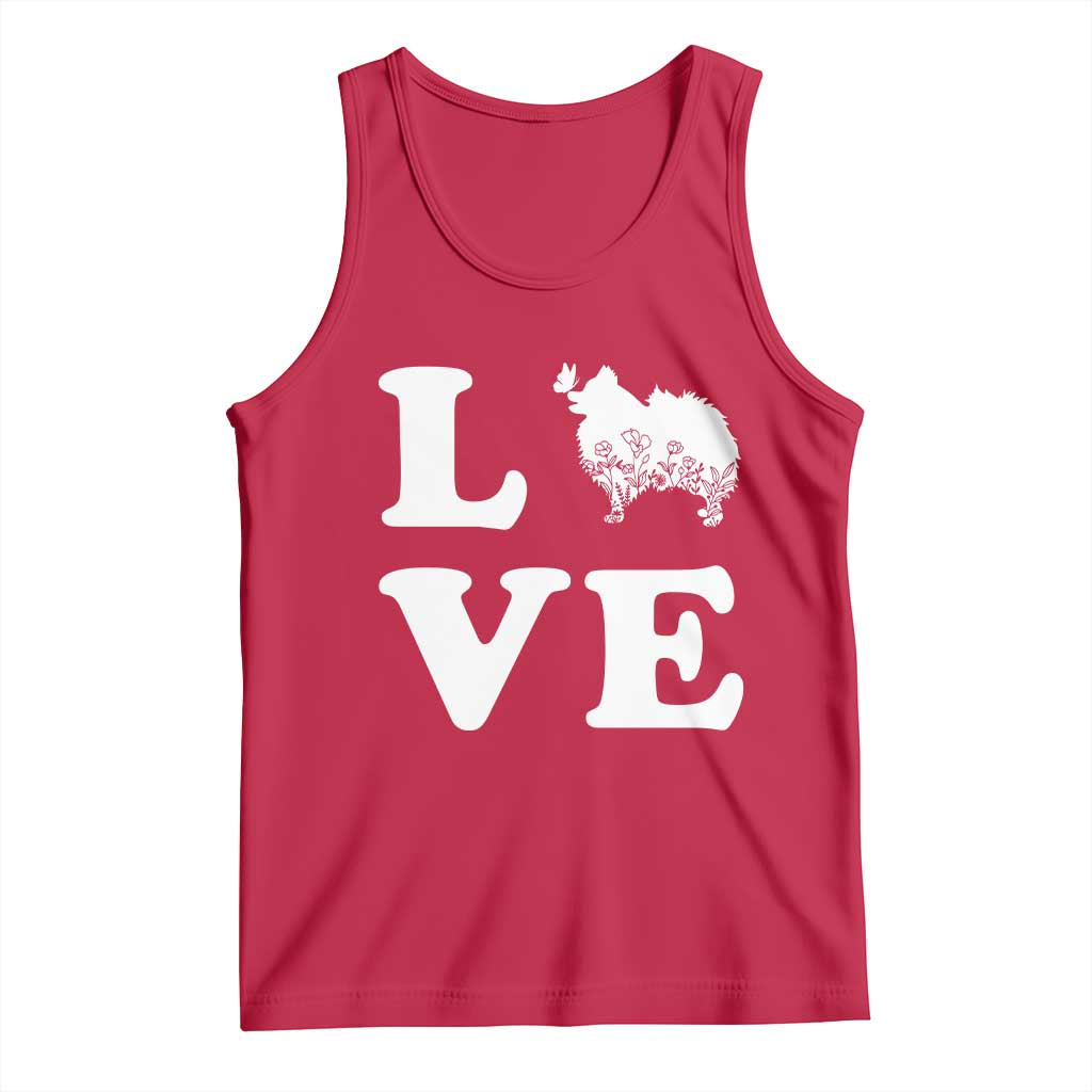 Love Pomeranian Tank Top Cute Pom Dog Lover Gift