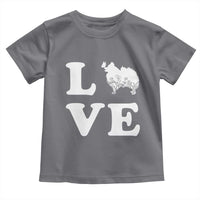 Love Pomeranian Toddler T Shirt Cute Pom Dog Lover Gift