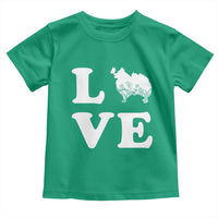Love Pomeranian Toddler T Shirt Cute Pom Dog Lover Gift