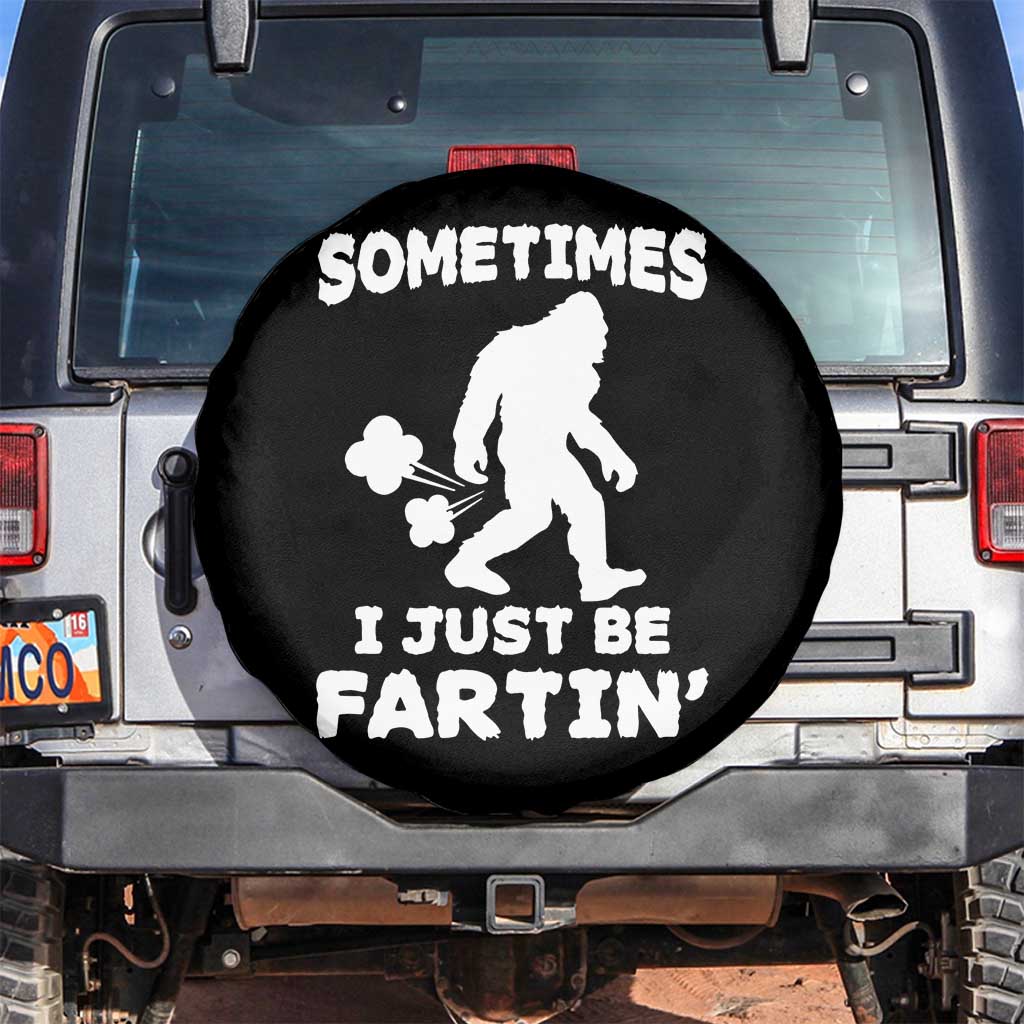 Bigfoot Bathroom Humor Spare Tire Cover Sometimes I Just Be Fartin