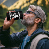 Bigfoot Bathroom Humor 4 in 1 Can Cooler Tumbler Sometimes I Just Be Fartin