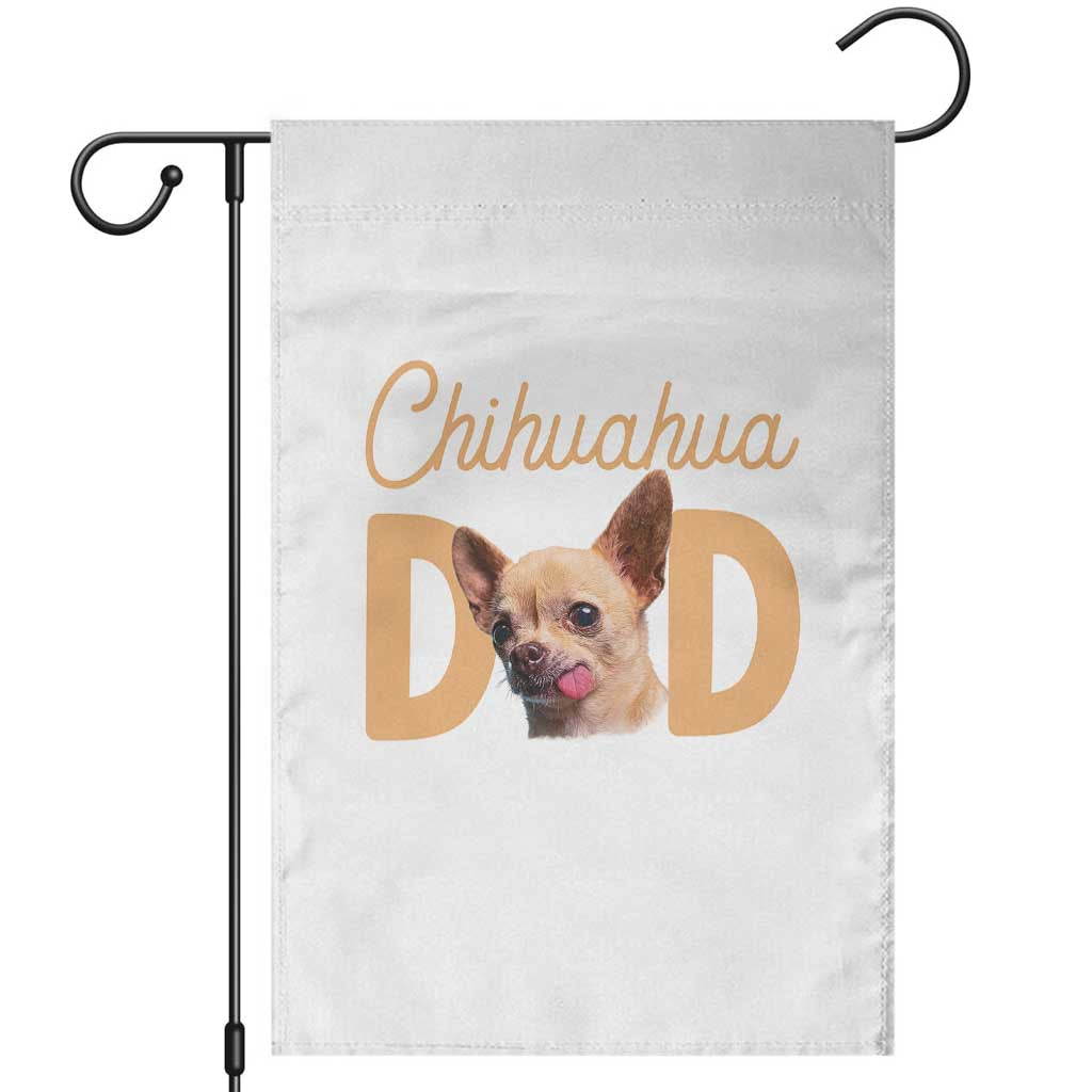 Proud Chihuahua Dad Garden Flag Ankle Biter Dog Lover