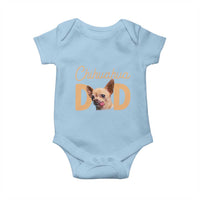 Proud Chihuahua Dad Baby Onesie Ankle Biter Dog Lover