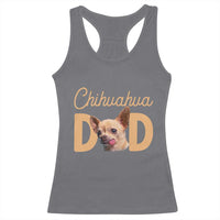 Proud Chihuahua Dad Racerback Tank Top Ankle Biter Dog Lover