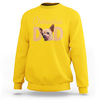 Proud Chihuahua Dad Sweatshirt Ankle Biter Dog Lover