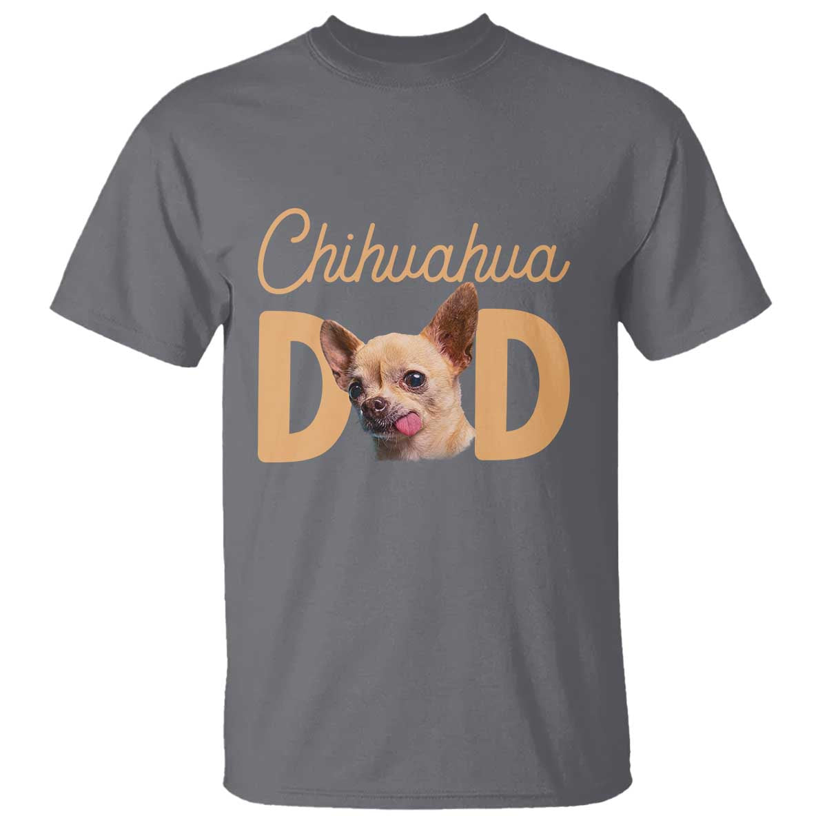 Proud Chihuahua Dad T Shirt Ankle Biter Dog Lover