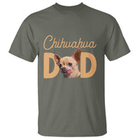 Proud Chihuahua Dad T Shirt Ankle Biter Dog Lover