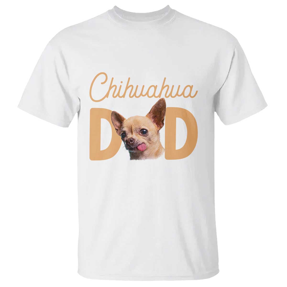 Proud Chihuahua Dad T Shirt Ankle Biter Dog Lover
