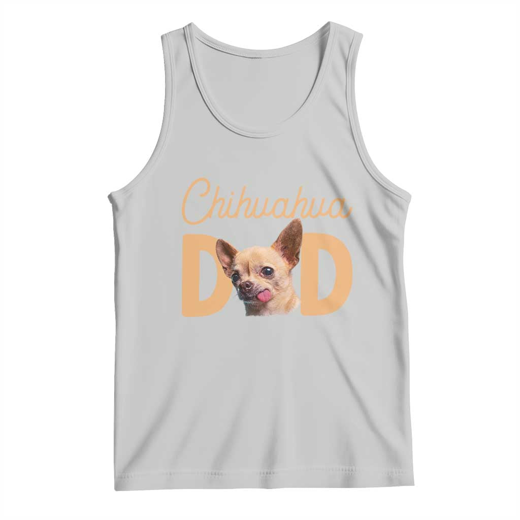 Proud Chihuahua Dad Tank Top Ankle Biter Dog Lover