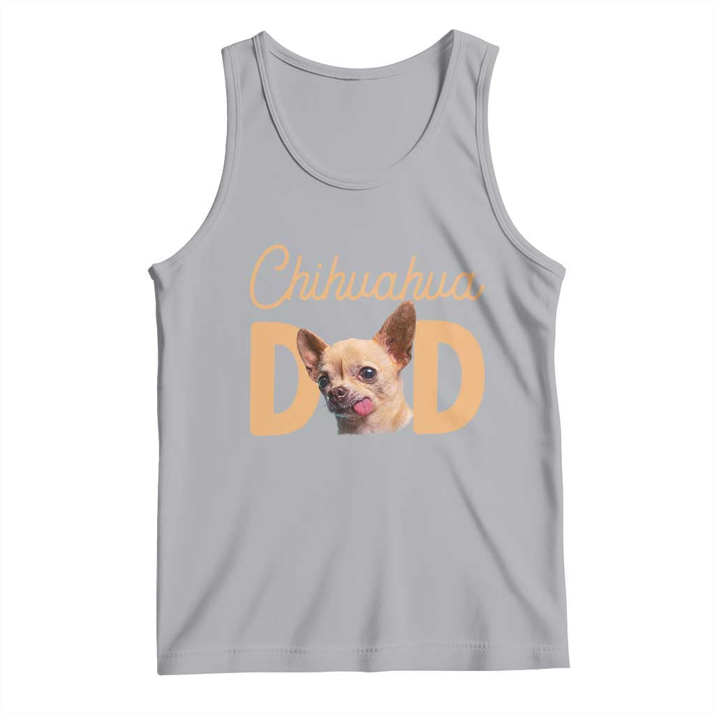 Proud Chihuahua Dad Tank Top Ankle Biter Dog Lover