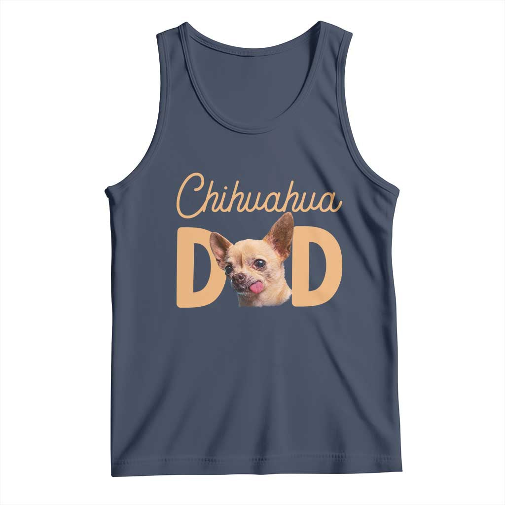 Proud Chihuahua Dad Tank Top Ankle Biter Dog Lover