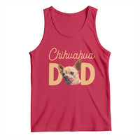 Proud Chihuahua Dad Tank Top Ankle Biter Dog Lover