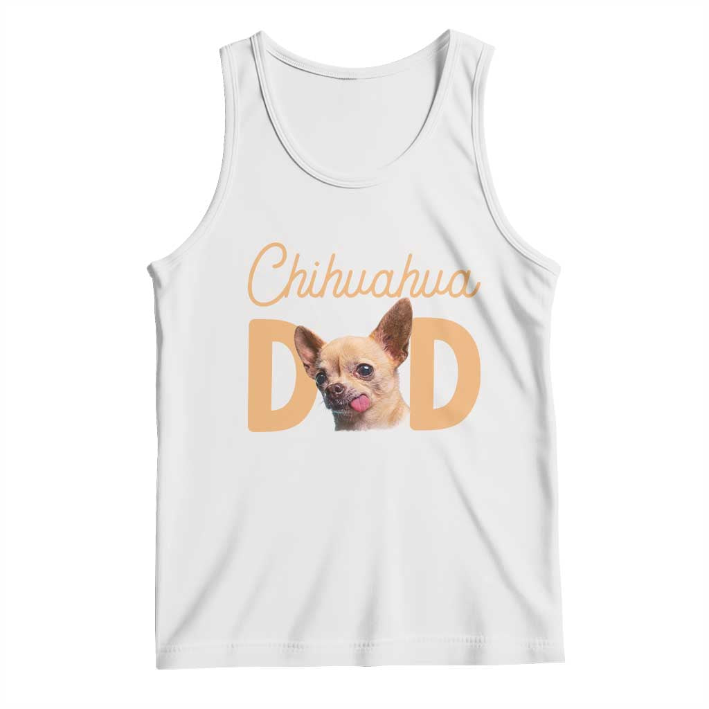Proud Chihuahua Dad Tank Top Ankle Biter Dog Lover