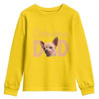 Proud Chihuahua Dad Youth Sweatshirt Ankle Biter Dog Lover