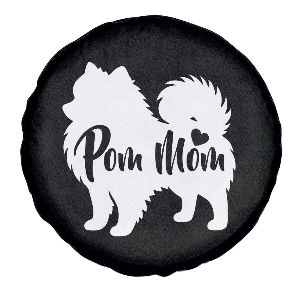 Proud Pom Mom Spare Tire Cover Pomeranian Dog Lover Gift