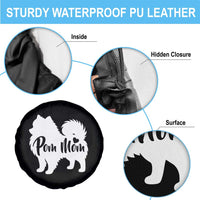 Proud Pom Mom Spare Tire Cover Pomeranian Dog Lover Gift