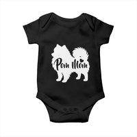 Proud Pom Mom Baby Onesie Pomeranian Dog Lover Gift