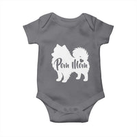 Proud Pom Mom Baby Onesie Pomeranian Dog Lover Gift