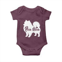 Proud Pom Mom Baby Onesie Pomeranian Dog Lover Gift