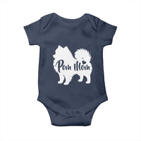 Proud Pom Mom Baby Onesie Pomeranian Dog Lover Gift
