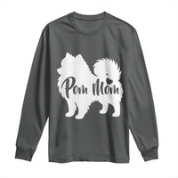 Proud Pom Mom Long Sleeve Shirt Pomeranian Dog Lover Gift