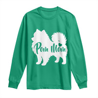 Proud Pom Mom Long Sleeve Shirt Pomeranian Dog Lover Gift