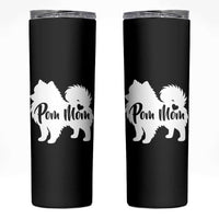 Proud Pom Mom Skinny Tumbler Pomeranian Dog Lover Gift