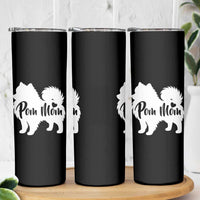 Proud Pom Mom Skinny Tumbler Pomeranian Dog Lover Gift