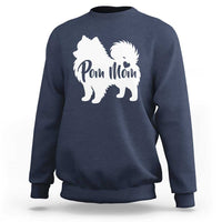 Proud Pom Mom Sweatshirt Pomeranian Dog Lover Gift