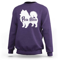 Proud Pom Mom Sweatshirt Pomeranian Dog Lover Gift