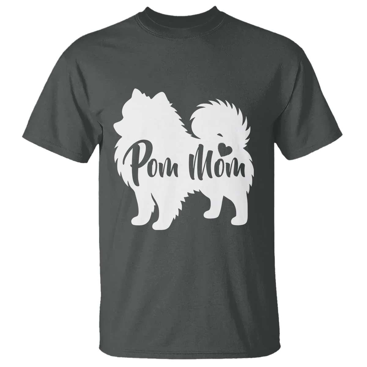 Proud Pom Mom T Shirt Pomeranian Dog Lover Gift