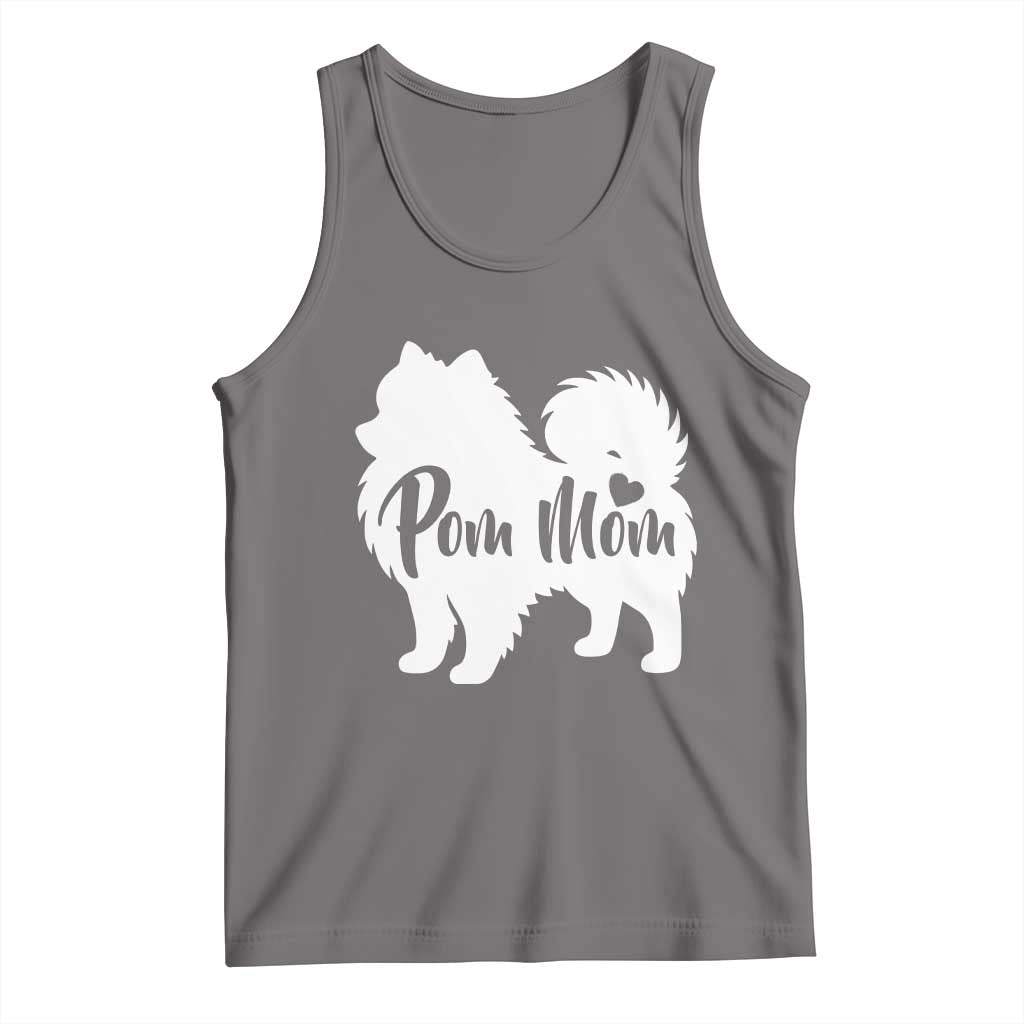 Proud Pom Mom Tank Top Pomeranian Dog Lover Gift