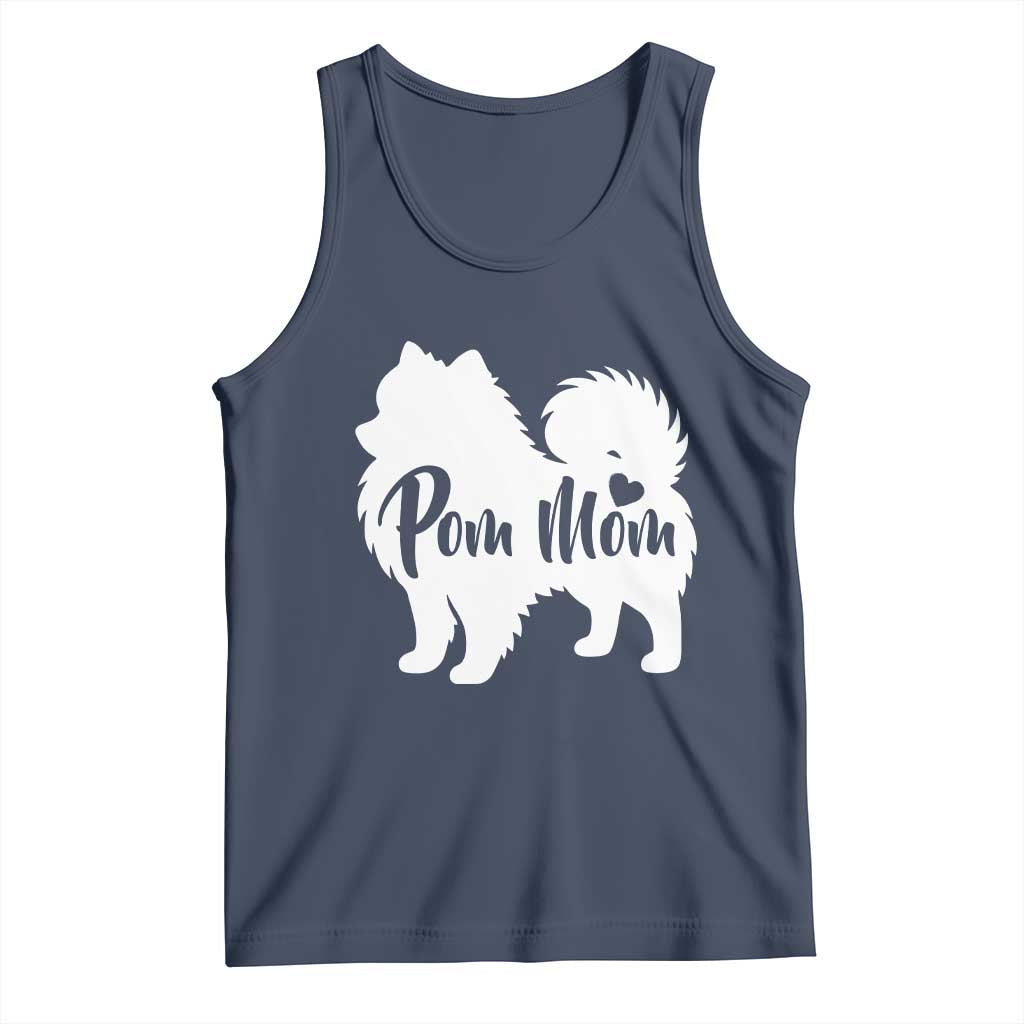 Proud Pom Mom Tank Top Pomeranian Dog Lover Gift