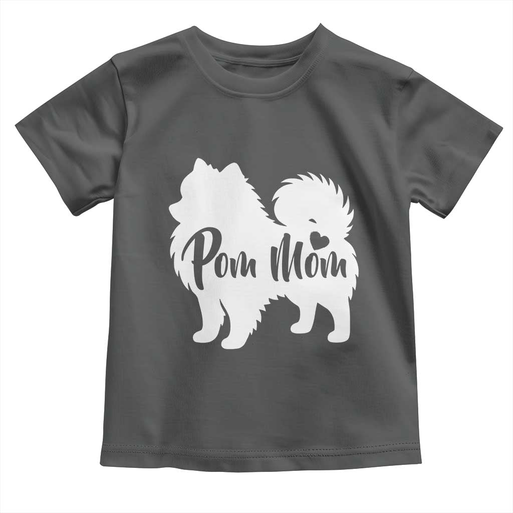 Proud Pom Mom Toddler T Shirt Pomeranian Dog Lover Gift