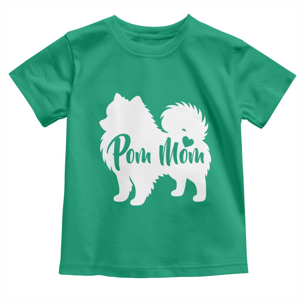 Proud Pom Mom Toddler T Shirt Pomeranian Dog Lover Gift