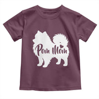Proud Pom Mom Toddler T Shirt Pomeranian Dog Lover Gift