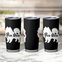 Proud Pom Mom Tumbler Cup Pomeranian Dog Lover Gift