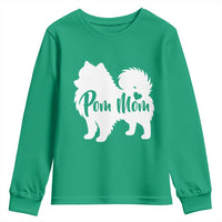 Proud Pom Mom Youth Sweatshirt Pomeranian Dog Lover Gift