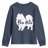 Proud Pom Mom Youth Sweatshirt Pomeranian Dog Lover Gift