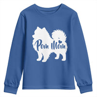 Proud Pom Mom Youth Sweatshirt Pomeranian Dog Lover Gift