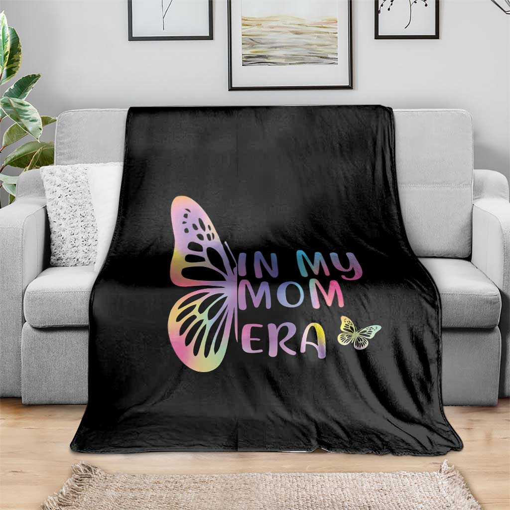 In My Mom Era Throw Blanket Colorful Butterfly Mothers Day Gift