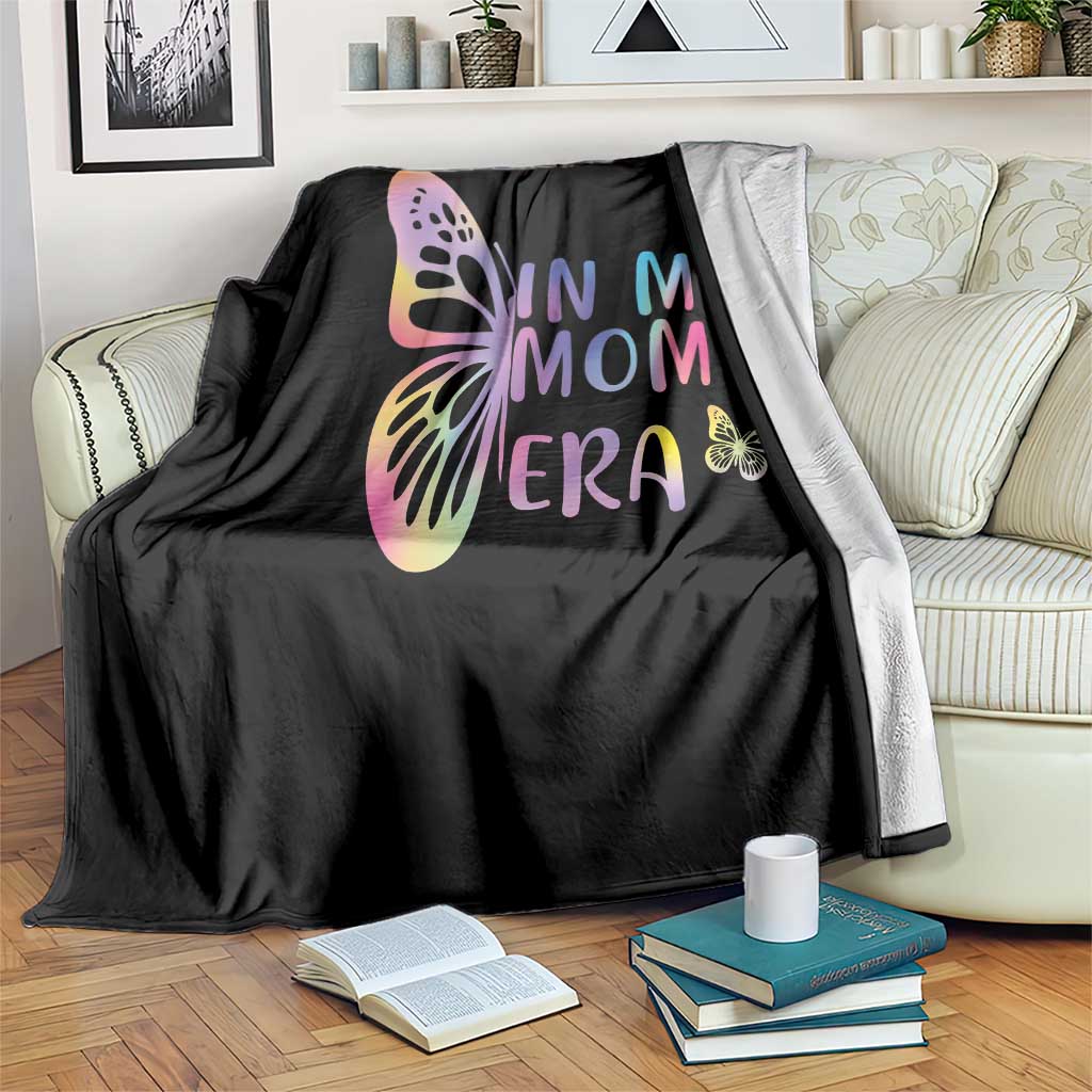 In My Mom Era Throw Blanket Colorful Butterfly Mothers Day Gift