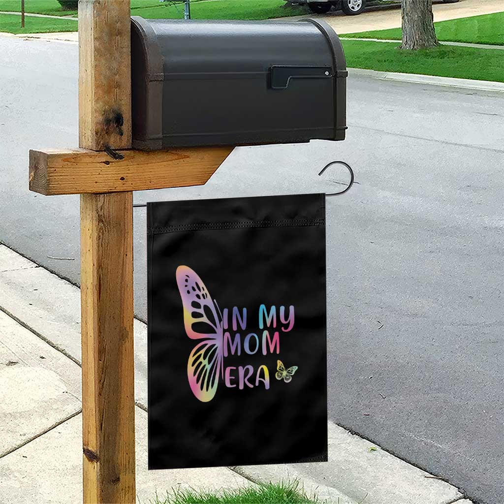 In My Mom Era Garden Flag Colorful Butterfly Mothers Day Gift