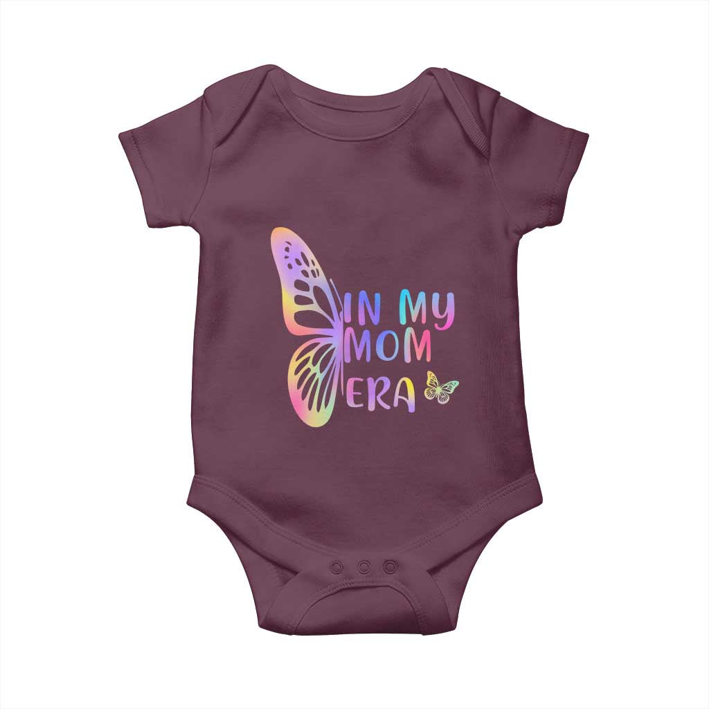 In My Mom Era Baby Onesie Colorful Butterfly Mothers Day Gift